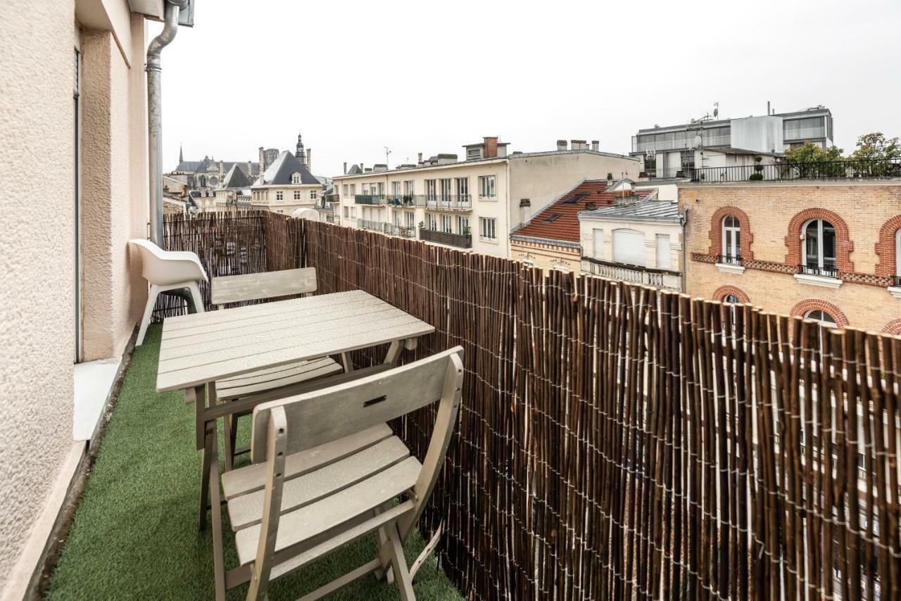 Chic B&B + Balcony - Hyper Center Reims Ngoại thất bức ảnh